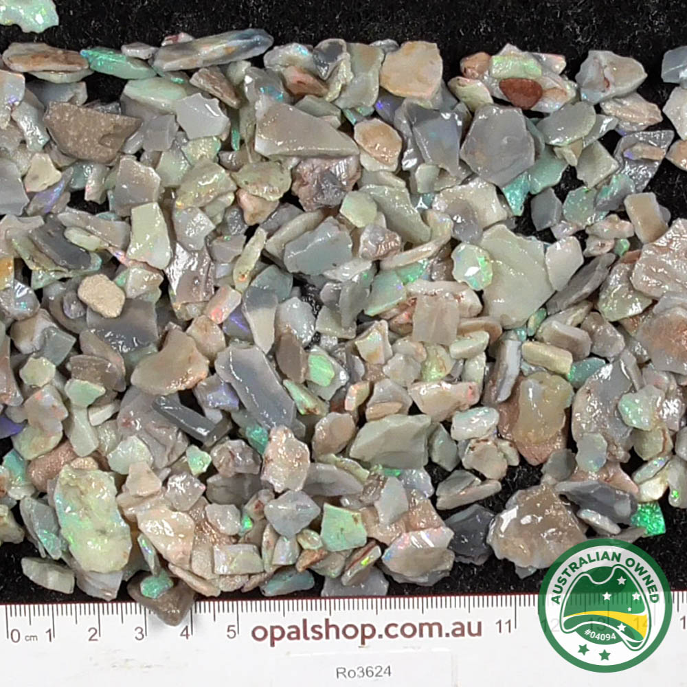 Seam Opal from Lightning Ridge Black Opal Country, Opal Rough Parcel - Ro3624